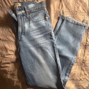 Madewell Light Blue Cropped Jeans